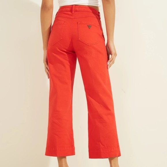 GUESS Women's Cropped Straight-Leg Jeans - Picture 7 of 15